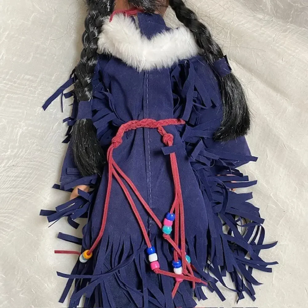 Vintage 18 inch Traditions Native American Indian Porcelain Doll accessories